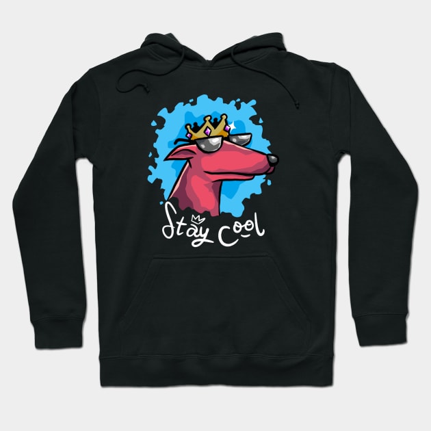 ‘Stay Cool’ Dawg Hoodie by FourthMusketeer